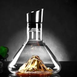 Iceberg Waterfall Quick Red Wine Decanter Hip Jug European Creative Crystal Glass Filter Wine Dispenser