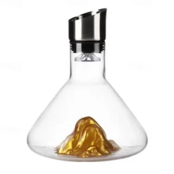 Iceberg Waterfall Quick Red Wine Decanter Hip Jug European Creative Crystal Glass Filter Wine Dispenser