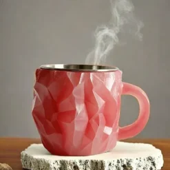 Imitation Mineral Crystal Coffee Mugs 2025 Colorful Resin Crystal - Elegant Christmas Gift for Home & Office, Ideal for Christmas