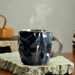 Imitation Mineral Crystal Coffee Mugs 2025 Colorful Resin Crystal - Elegant Christmas Gift for Home & Office, Ideal for Christmas