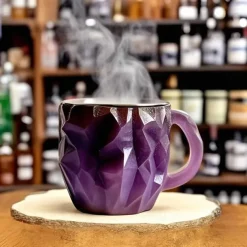 Imitation Mineral Crystal Coffee Mugs 2025 Colorful Resin Crystal - Elegant Christmas Gift for Home & Office, Ideal for Christmas