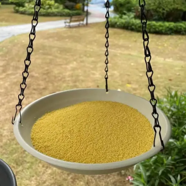 2-In-1 Bird Feeder Tray With 7 Colors Outdoor Bird Feeder Suitable For Garden Wildlife Bird Bath Drinking Water And Home Feeding