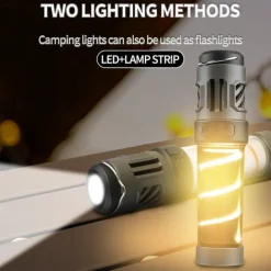 3-in-1 Outdoor Mosquito Repellent Light with Flashlight & Camping Lantern, Long Battery Life Mosquito Repellent Light with Warm Light Atmosphere Outdoor Camping Light