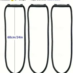 24-Inch Heavy-Duty Storage Strap with Handle - Durable Adjustable and Versatile Organizer for Extension Cords Hoses and More - Perfect for Home Garage Boat RV and Outdoor Use