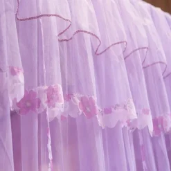 79inch Mosquito Net for Bed with Stainless Steel Bracket Increase Space Gorgeous Mosquito Net Tent Heightening Enlarge Encryption Dustproof