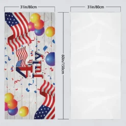 Independence Day Flag Beach Towel 100% Micro Fiber Oversized Soft and Quick-drying Bathroom Towel Super Absorbent Towel Lightweight Travel Towel Suitable for Outdoor Hiking Backpacking