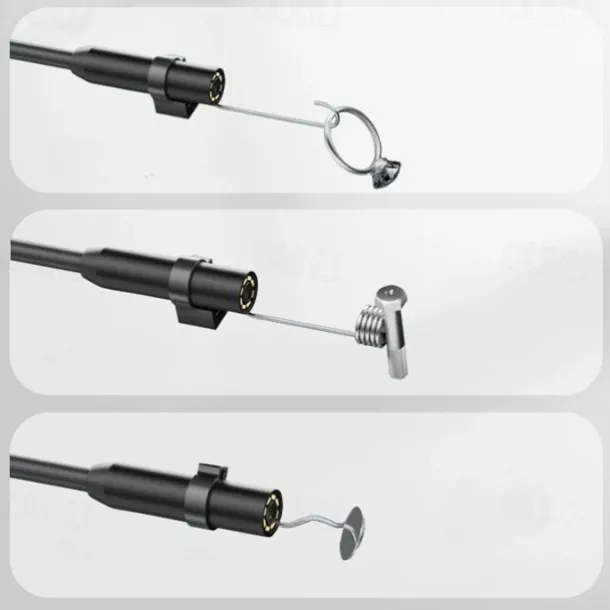 Industrial Borescope for Android, 200W Pixel Endoscope with 25FPS Image Transmission, IP67 Waterproof, TYPE-C Interface, MFI Certified, Ideal for Automotive and Home Inspections