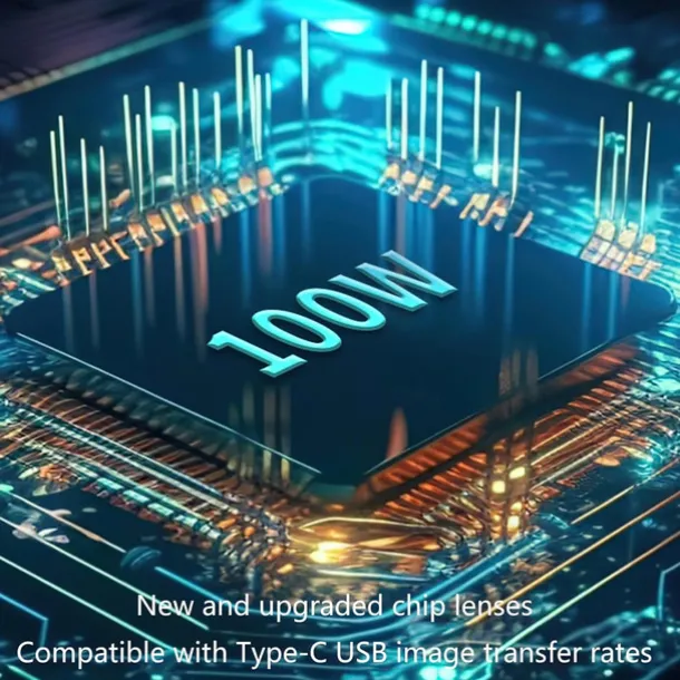 Industrial Borescope for Android, 200W Pixel Endoscope with 25FPS Image Transmission, IP67 Waterproof, TYPE-C Interface, MFI Certified, Ideal for Automotive and Home Inspections