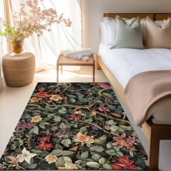 Inspired William Morris Area Rug Kitchen Mat Non-Slip Oil Proof Floor Mat Livingroom Rug Indoor Outdoor Mat Bedroom Decor Bathroom Mat Entrance Rug Door Mat