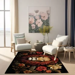 Inspired William Morris Area Rug Kitchen Mat Non-Slip Oil Proof Floor Mat Livingroom Rug Indoor Outdoor Mat Bedroom Decor Bathroom Mat Entrance Rug Door Matg Door Mat