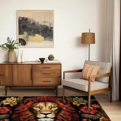 Inspired William Morris Area Rug Kitchen Mat Non-Slip Oil Proof Floor Mat Livingroom Rug Indoor Outdoor Mat Bedroom Decor Bathroom Mat Entrance Rug Door Matg Door Mat