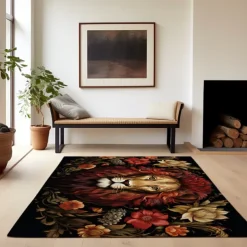 Inspired William Morris Area Rug Kitchen Mat Non-Slip Oil Proof Floor Mat Livingroom Rug Indoor Outdoor Mat Bedroom Decor Bathroom Mat Entrance Rug Door Matg Door Mat