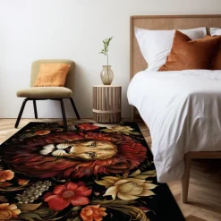 Inspired William Morris Area Rug Kitchen Mat Non-Slip Oil Proof Floor Mat Livingroom Rug Indoor Outdoor Mat Bedroom Decor Bathroom Mat Entrance Rug Door Matg Door Mat