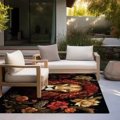 Inspired William Morris Area Rug Kitchen Mat Non-Slip Oil Proof Floor Mat Livingroom Rug Indoor Outdoor Mat Bedroom Decor Bathroom Mat Entrance Rug Door Matg Door Mat