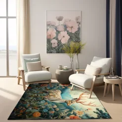 Inspired William Morris Area Rug Kitchen Mat Non-Slip Oil Proof Floor Mat Livingroom Rug Indoor Outdoor Mat Bedroom Decor Bathroom Mat Entrance Rug Door Matg Door Mat