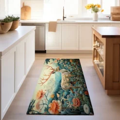Inspired William Morris Area Rug Kitchen Mat Non-Slip Oil Proof Floor Mat Livingroom Rug Indoor Outdoor Mat Bedroom Decor Bathroom Mat Entrance Rug Door Matg Door Mat