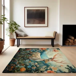 Inspired William Morris Area Rug Kitchen Mat Non-Slip Oil Proof Floor Mat Livingroom Rug Indoor Outdoor Mat Bedroom Decor Bathroom Mat Entrance Rug Door Matg Door Mat