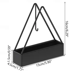 Iron Mosquito Coil Holder Incense Holders Coil Incense Burner Frame Repellent Incense Rack for Household Bedroom Patio Triangular Shape Mosquito Repellent Incense Rack Anti-scald Mosquito Coil Holder