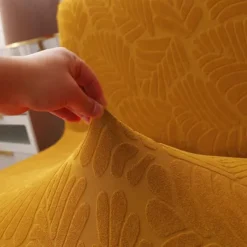 Jacquard Futon Slipcover Sofa bed cover Solid Color No Armrest sofa bed covers High Elastic Collapsible Furniture Protection covers