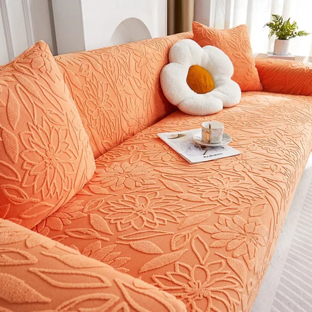 Jacquard Velvet Elastic Sofa Cover All-Inclusive Universal Cover Four Seasons Universal New 2025 Anti-Cat Scratch Dust-Proof Sofa Cover