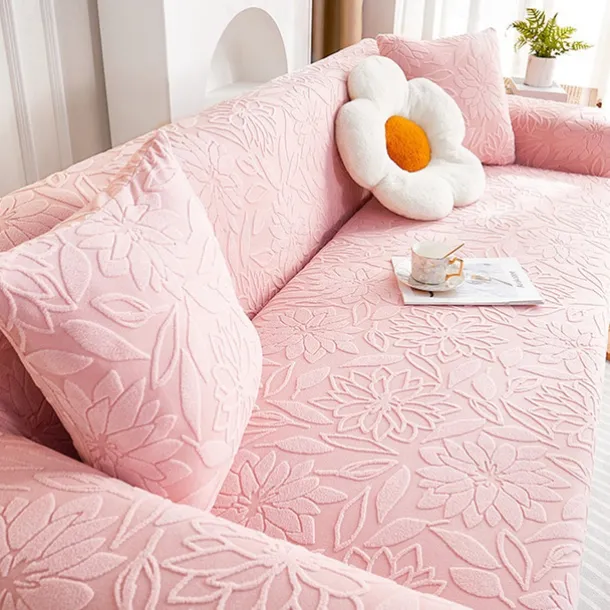 Jacquard Velvet Elastic Sofa Cover All-Inclusive Universal Cover Four Seasons Universal New 2025 Anti-Cat Scratch Dust-Proof Sofa Cover