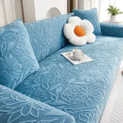 Jacquard Velvet Elastic Sofa Cover All-Inclusive Universal Cover Four Seasons Universal New 2025 Anti-Cat Scratch Dust-Proof Sofa Cover