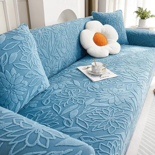 Jacquard Velvet Elastic Sofa Cover All-Inclusive Universal Cover Four Seasons Universal New 2025 Anti-Cat Scratch Dust-Proof Sofa Cover