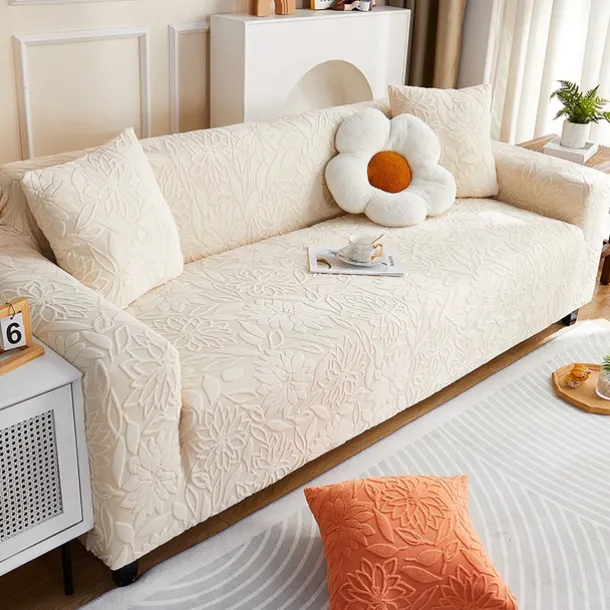 Jacquard Velvet Elastic Sofa Cover All-Inclusive Universal Cover Four Seasons Universal New 2025 Anti-Cat Scratch Dust-Proof Sofa Cover