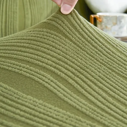 Jacquard Velvet Elastic Sofa Cover All-Inclusive Universal Cover Four Seasons Universal Lazy One-Piece Anti-Cat Scratch Sofa Cushion Durable and Stretchable Perfect for Year-Round Protection Easy to Install and Clean