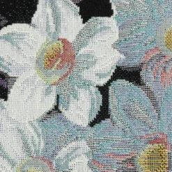 Jacquard Woven Tapestry Gobelin Aubusson Wall Art Hanging Aubusson Loom Cotton Weave Large Tapestry Reproduction Baroque Rococo Flowers (without tassels and rod)