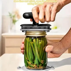 Jar Opener, Adjustable Jar & Bottle Opener, Adjustable Multifunctional Metal Can Opener, Jar Lid Gripper, Manual Jar Bottle Opener, Kitchen Accessories, Party Supplies