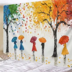 June Pride Month Rainbow Painting Hanging Tapestry Wall Art Large Tapestry Mural Decor Photograph Backdrop Blanket Curtain Home Bedroom Living Room Decoration