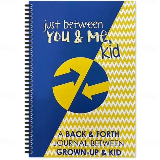 Just Between You & Me, Kid,A Back & Forth Journal Between Grown-Up & Kid,Heartfelt Parent-Child Interactive Journal with Prompts for Meaningful Conversations, Shared Memories & Creative Expression