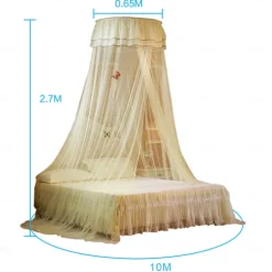 Kids Bed Canopy Double Layer Canopy for Bed,Nursery Room Baby Crib Tent Mosquito Net for Girls Boys
