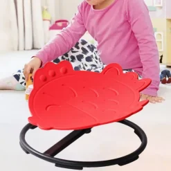 Kids Swivel Rotating Stool - Portable Anti-Slip Sensory Chair for Balance Improvement