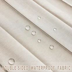 Kitchen Curtains Doorways Pleated Folding Curtain with Hooks Waterproof Fabric Doors Curtain for Closet and Room Divider 1 Panel