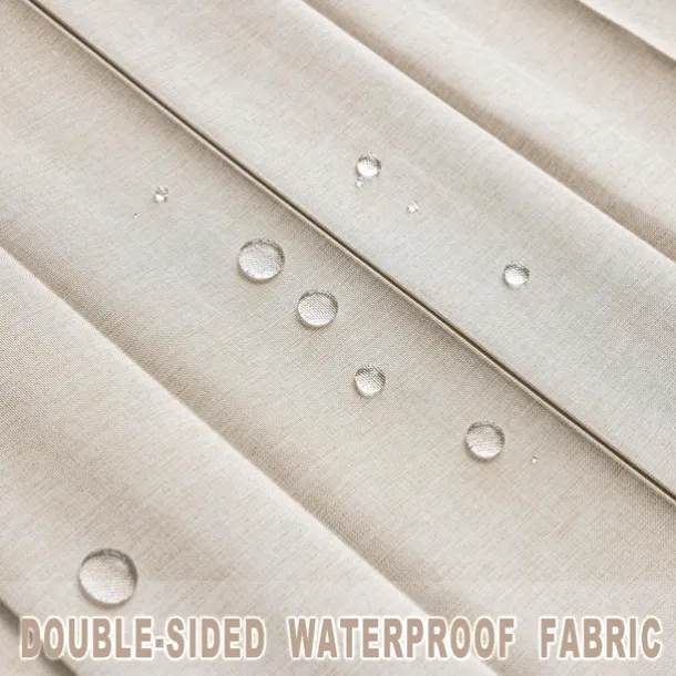 Kitchen Curtains Doorways Pleated Folding Curtain with Hooks Waterproof Fabric Doors Curtain for Closet and Room Divider 1 Panel