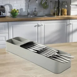 Kitchen Drawer Organizer Tray Spoon Cutlery Separation Finishing Storage Box Cutlery Kitchen Storage Organization