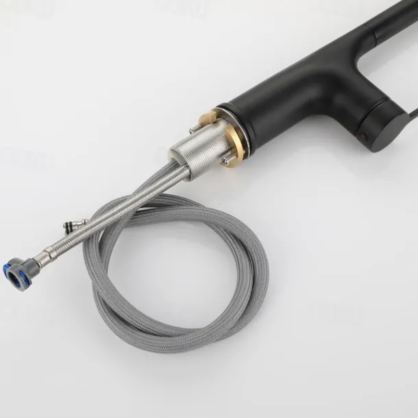 Kitchen faucet - Single Handle One Hole Electroplated / Painted Finishes Pull-out / Pull-down / Standard Spout / Tall / High Arc Centerset Modern Contemporary Kitchen Taps