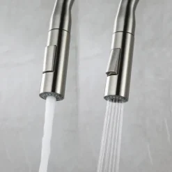 Kitchen faucet - Single Handle One Hole Nickel Brushed / Electroplated / Painted Finishes Pull-out / Pull-down / Standard Spout / Tall / High Arc Centerset Modern Contemporary Kitchen Taps