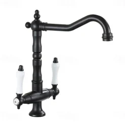 Kitchen faucet - Single Handle One Hole Electroplated Standard Spout Centerset Contemporary Kitchen Taps