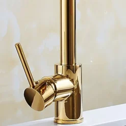 Kitchen Faucet - Single Handle One Hole Electroplated Pull-Out / Pull-Down / Tall / High Arc Free Standing Ordinary Kitchen Taps