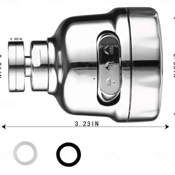 Kitchen Faucet Head Replacement 3 Mode, 360 Kitchen Sink Faucet Aerator Sprayer Attachment, Tap Accessories Water Saving Extend Nozzle Connect Adapter