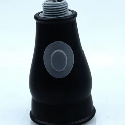 Kitchen Faucet Head Replacement Black Chrome Brushed, Pull Out Faucet Sprayer Head Nozzle Attachment Fittings Accessories, Aeration Spray Splash-proof Spout Adapter