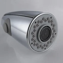 Kitchen Faucet Head Replacement Chrome, Pull Out Faucet Sprayer Head Nozzle Attachment Fittings Accessories, Aeration Spray Splash-proof Spout