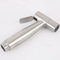 Kitchen Faucet with Bidet Single Handle Two Holes Stainless Steel Standard Spout Wall Mounted Modern Contemporary Kitchen Taps