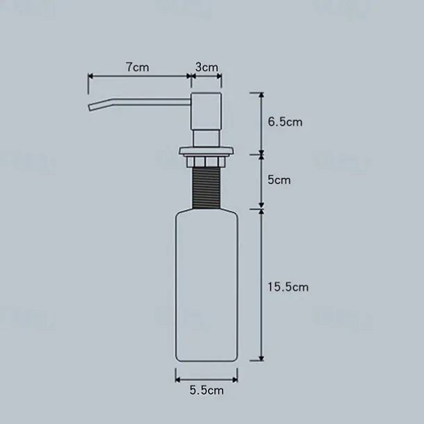 Kitchen Faucet with Pullout Spray and Soap Dispenser Sets Single Handle Two Holes Pull Out/Rotatable/Multifunction Standard Spout, Brass Tall-High Arc Deck Mounted Kitchen Faucet