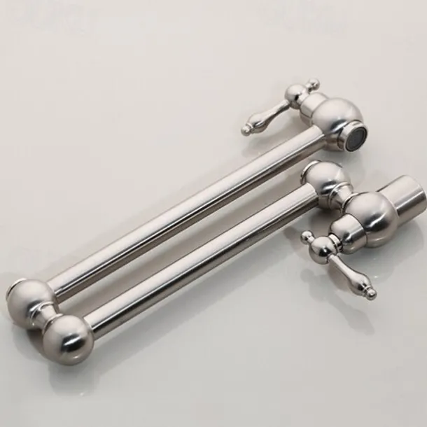 Kitchen Faucet,Kitchen Faucet,Wall Mounted Pot Filler,Brass Foldable Kitchen Tap