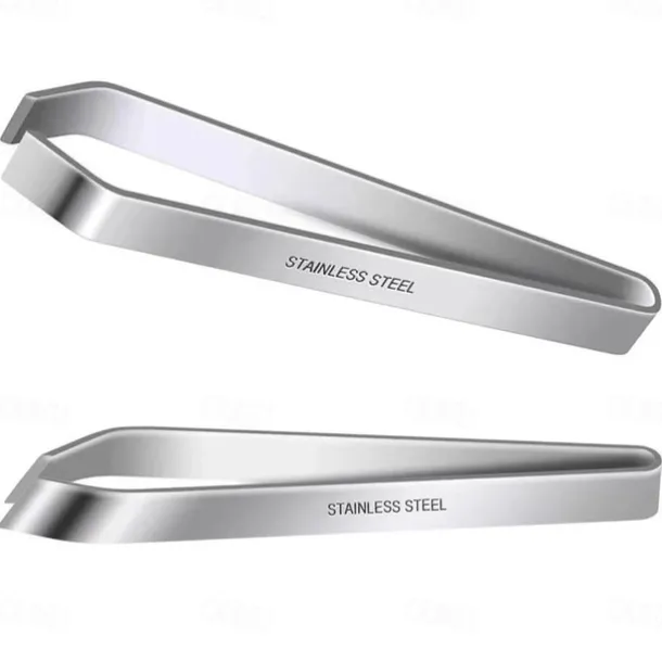 Kitchen Fish Bone Tweezers Stainless Steel Pincer Clip Puller Remover Fish Bone Plucking Clamp Kitchen Accessories