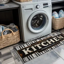 Kitchen Mat Area Rug Non-Slip Oil Proof Floor Mat Livingroom Rug Indoor Outdoor Mat Bedroom Decor Bathroom Mat Entrance Rug Door Mat